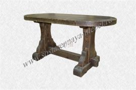 Состаренный стол из дерева №6 на 10 персон