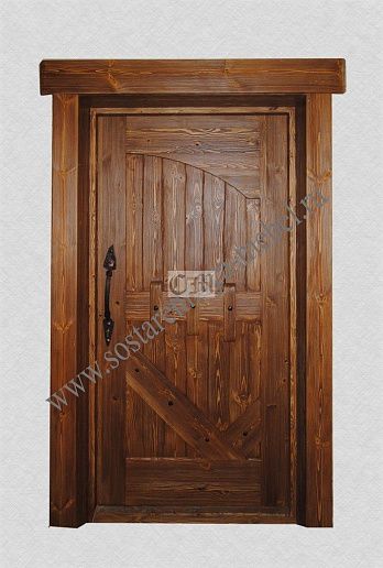 Дверь из сосны – фото